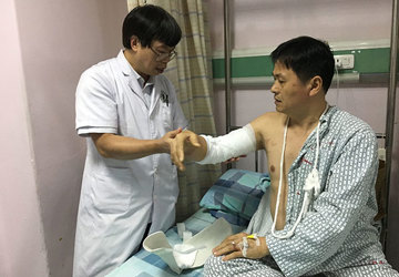 男子右上臂被绞断，成功驳回并恢复理想