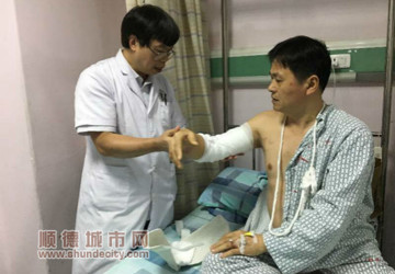 男子右上臂被绞断，成功驳回并恢复理想