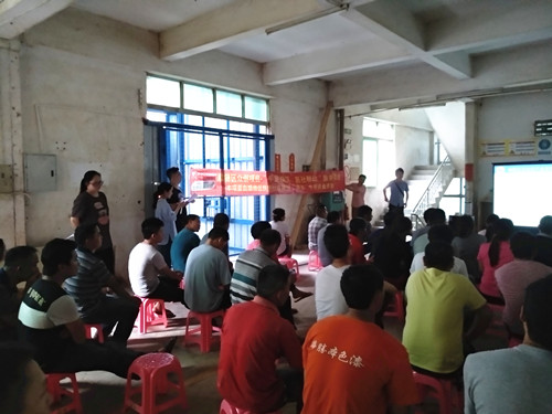 医院、安监创新安全宣讲新模式，同促工厂、企业健康发展