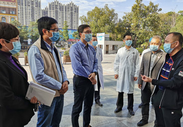 区卫健局到我院巡查新冠肺炎医疗救治工作