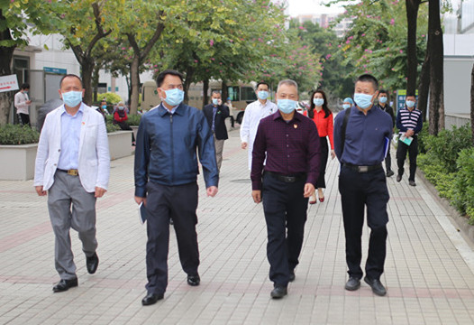 黄健清副校长一行来院开展新冠肺炎疫情防控专项督导