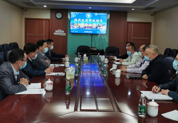 广州医科大学王新华校长带队到我院调研