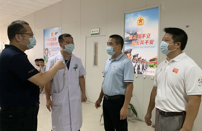 百里挑一！区、镇两级领导莅临我院指导2020年征兵体检工作