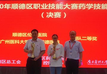 工匠精神为引领，我院药剂科团队荣获区职业技能大赛药学技能比赛团队二等奖