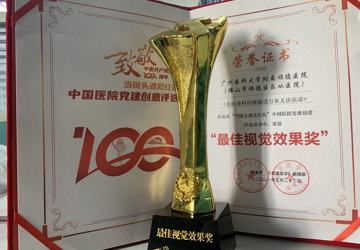 中国医院党建创意评选榜单揭晓，我院上榜“最佳视觉效果奖”！