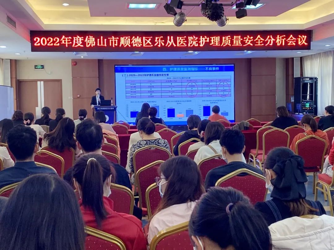 提质量，重安全 | 乐从医院召开2022年度护理质量与安全分析总结大会